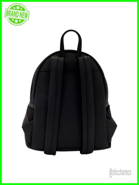 Tinker Bell Mini Backpack Velvet Faux Leather Loungefly Disney main image 4